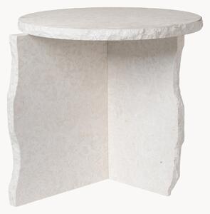 Ręcznie wykonany stolik pomocniczy z marmuru Mineral