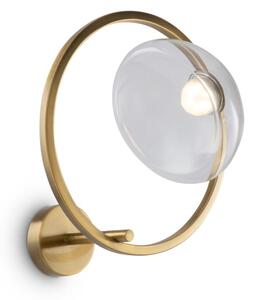 Lampa ścienna Obręcz 35cm Kinkiet Maytoni MOD327WL-L5BS3K1 Moon LED 5W 3000K mosiądz