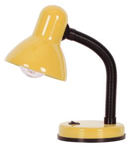 Ponadczasowa, klasyczna lampka biurkowa K-MT-203 ŻÓŁTY z serii CARIBA