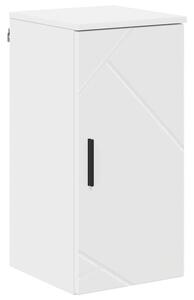 Nowoczesna szafka łazienkowa z dwoma drzwiami, biały, minimalistyczny design