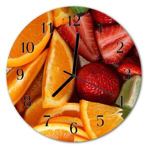 Zegar ścienny okrągły Owoce