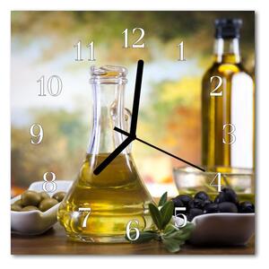 Zegar ścienny kwadrat Oliwa z oliwek