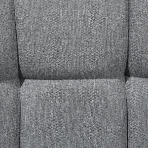 Krzesło biurowe regulowane szare tapicerowane poliester obrotowe na kółkach Marion Beliani