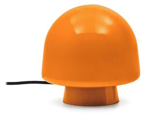 Pomarańczowa lampa stołowa ze szklanym kloszem (wysokość 20 cm) Reig – Kave Home