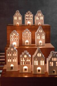 Lampion porcelanowy 13 cm domek - mały domek RAEDER