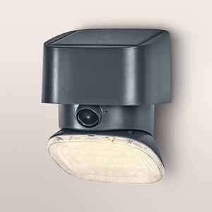OSRAM Lampa ścienna Solar ENDURA STYLE TURN, szara, czujnik, IP54 możliwość ściemniania, aluminiowy / szary / cynkowy, tworzywo sztuczne, nowoczesny
