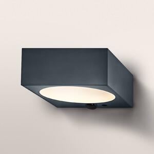 OSRAM Lampa ścienna solarna ENDURA STYLE DOWN, szary, czujnik, IP65 możliwość ściemniania, aluminiowy / szary / cynkowy, tworzywo sztuczne, nowoczesny
