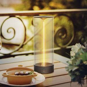 OSRAM Lampa stołowa ENDURA STYLE DECOR FILAMENT szara, IP54 FILAMENT, możliwość ściemniania, aluminiowy / szary / cynkowy, tworzywo sztuczne, nowoczesny