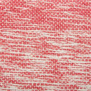 Puf czerwony bawełniany 40 x 40 cm kwadratowy ombre wypełnienie EPS Hirri Beliani
