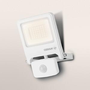 OSRAM Reflektor zewnętrzny ENDURA FLOOD, biały, czujnik 30 W 830 IP44 FLOOD, biały / opal, aluminium