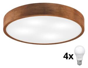 Brilagi Brilagi - Lampa sufitowa LED CARVALHO 4xE27/60W/230V dąb wiśniowy śr. 57,5 cm BG2152
