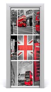 Fototapeta samoprzylepna na drzwi Kolaż Londyn