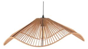 Lampa wisząca w kolorze złota z kloszem z plecionki papierowej ø 62 cm Sombra – Leitmotiv