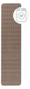 Brązowy chodnik odpowiedni do prania 57x230 cm Argyll – Flair Rugs