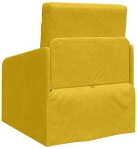 Sofa bed Å»Ã³Åty 65 x 80 x 83 cm aksamit