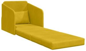 Sofa bed Å»Ã³Åty 65 x 80 x 83 cm aksamit