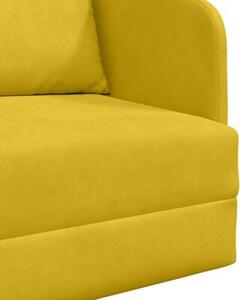 Sofa bed Å»Ã³Åty 65 x 80 x 83 cm aksamit