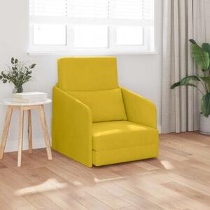 Sofa bed Å»Ã³Åty 65 x 80 x 83 cm aksamit