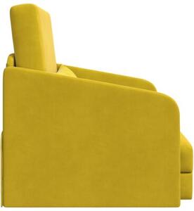 Sofa bed Å»Ã³Åty 65 x 80 x 83 cm aksamit