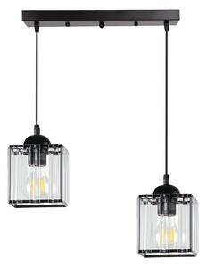 Nowoczesna czarna podwójna lampa wisząca - D192 S6-F92
