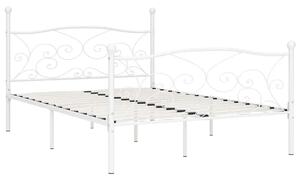 Białe metalowe łóżko w stylu retro 200x200 cm S1-W76
