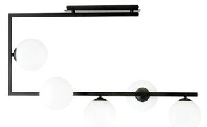 Modernistyczna lampa sufitowa z mlecznymi kloszami - 3X D108 C9-Z11
