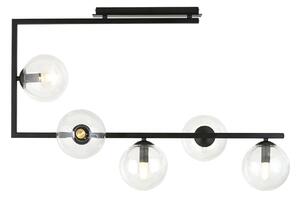 Lampa sufitowa z transparentnymi kloszami - D108 L9-K31