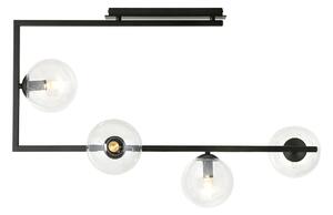 Loftowa lampa sufitowa z przezroczystymi kloszami - 8X D107 B1-G69