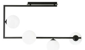 Nowoczesna lampa sufitowa z mlecznymi kloszami - D107 M0-N40