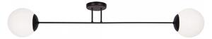 Nowoczesna lampa sufitowa z dwoma kloszami - 4X S802 H9-E68