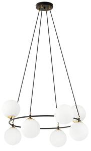 Nowoczesna lampa wisząca z mlecznymi kloszami - D110 D0-D86