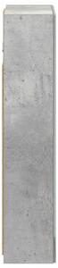 Szafka z lustrem do łazienki betonowy szary 30 x 10,5 x 50 cm