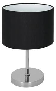 Czarna lampa stołowa - 3X K372 M6-P19