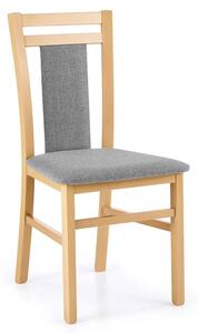 Krzesło drewniane tapicerowane dąb miodowy W0-B93