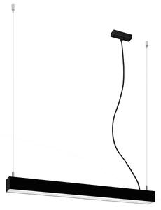 Czarna liniowa lampa wisząca LED 3000 K F8-P81