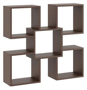 Minimalistyczna półka ścienna w kolorze wenge A3-W38