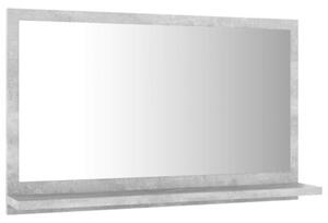 Lustro Åazienkowe, szaroÅÄ betonu 60x10,5x37 cm