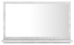 Lustro Åazienkowe, szaroÅÄ betonu 60x10,5x37 cm