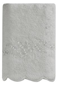 Ręcznik SILVIA 50x100cm z koronką Różowy