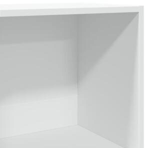 Regał na książki, biały, 60x30x114 cm, materiał drewnopochodny