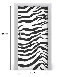 Naklejka fototapeta na drzwi do domu Zebra tło