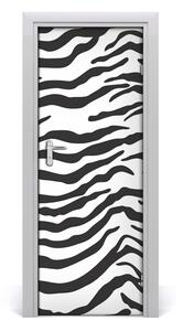 Naklejka fototapeta na drzwi do domu Zebra tło