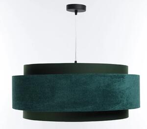 Zielona nowoczesna lampa wisząca welurowa - 6X A353 G6-Z68
