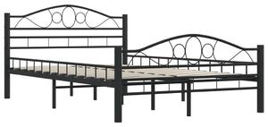 Czarne Metalowe Łóżko Pojedyncze 120X200 Cm K8-W30