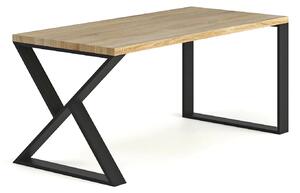 Drewniany stół w stylu industrialnym 150 x 70 H4-F97