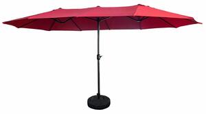 Czerwony potrójny parasol ogrodowy K7-Z73