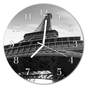 Zegar ścienny okrągły Wieża eiffla w paryżu