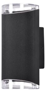Czarny nowoczesny kinkiet tuba - 9X A460 A4-Z01