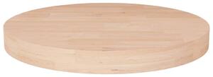 Okrągły blat do stolika, Ø30x4 cm, surowe drewno dębowe