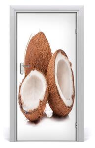 Naklejka na drzwi do domu samoprzylepna Kokos
